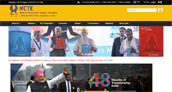 Desktop Screenshot of ncte-india.org